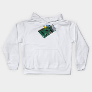 Raspberry Pi board Kids Hoodie